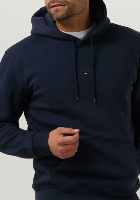 Dunkelblau TOMMY JEANS Sweatshirt REG TONAL LINEAR LOGO HOODIE - large