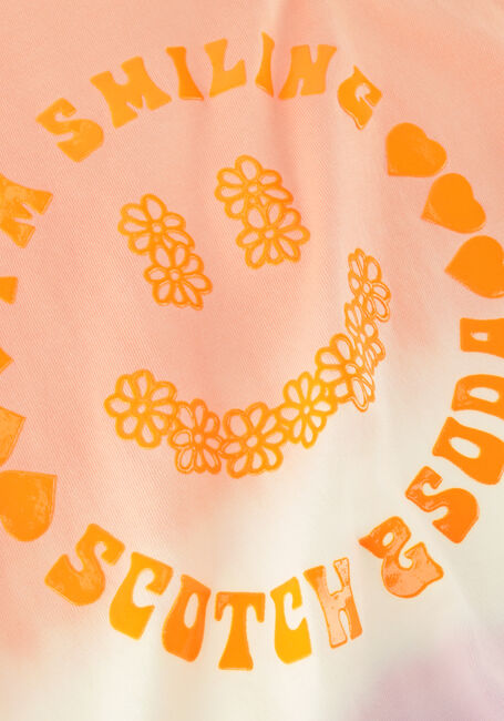 Lilane SCOTCH & SODA T-shirt DROPPED SHOULDER DIP DYE ARTWORK - large