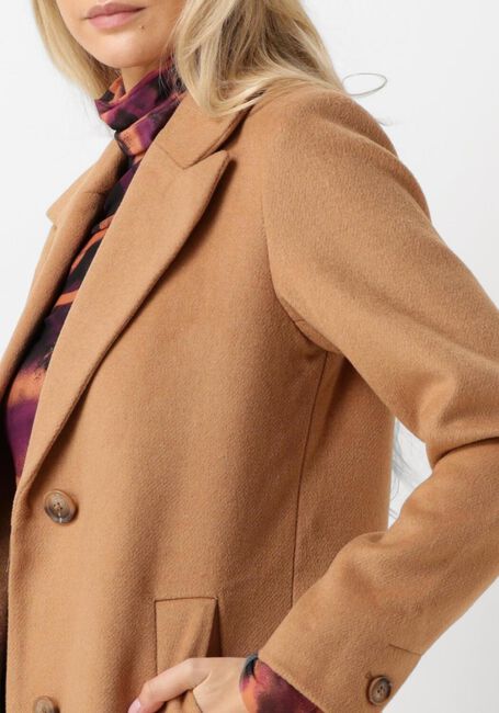Camelfarbene NOTRE-V Mäntel WOOL COAT - large