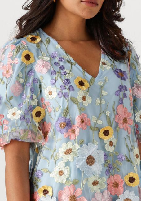 Mehrfarbige/Bunte Y.A.S. Minikleid YASFLOWERING SS DRESS - large