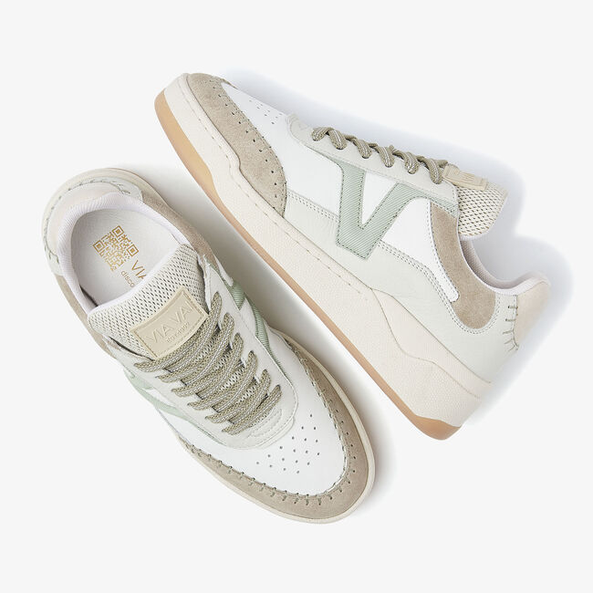 Beige VIA VAI Sneaker Low SAM OLIVIA - large