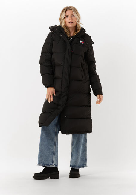 Schwarze TOMMY JEANS Wattierte Jack OUTERWEAR - large