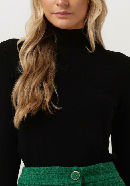 Schwarze MINUS Rollkragenpullover MSLANA ROLL KNIT PULLOVER - large