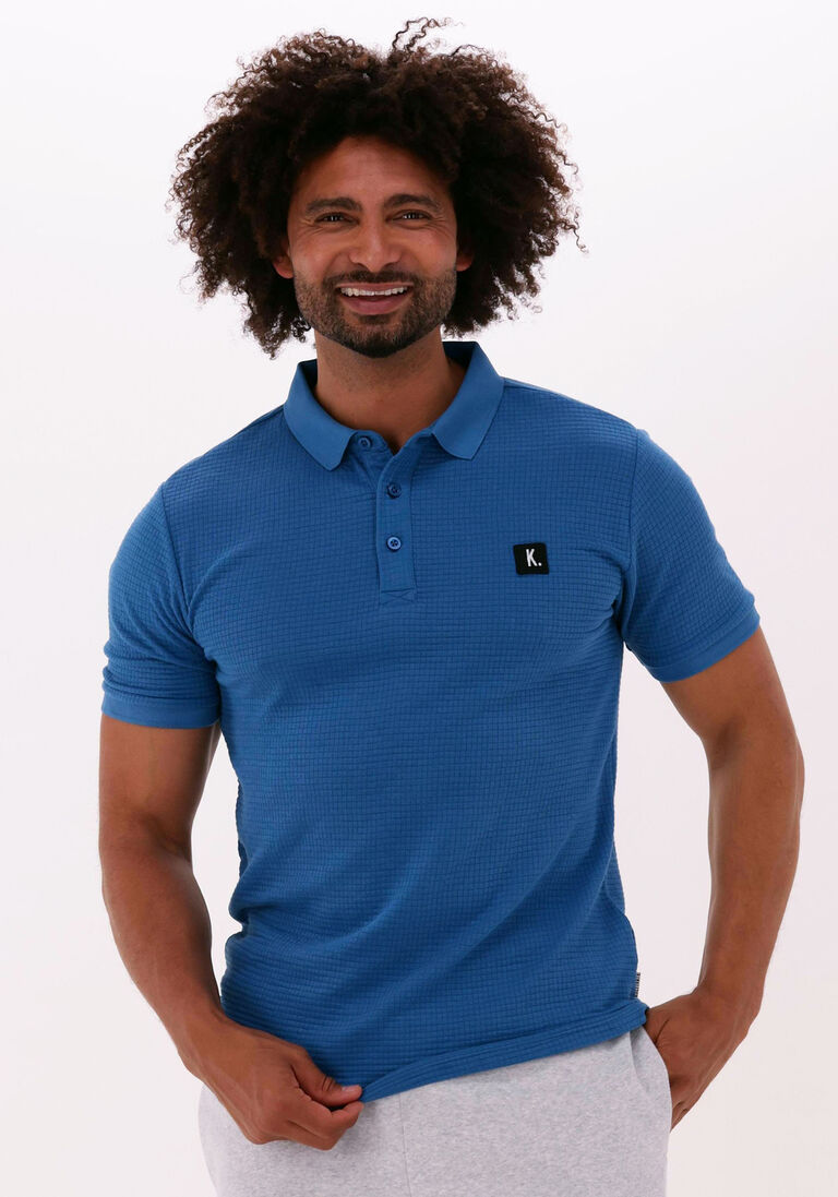 blaue kultivate polo-shirt pl manny