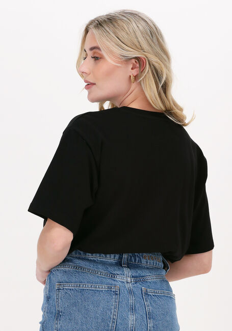 Schwarze GESTUZ T-shirt GISA SOLID TEE - large