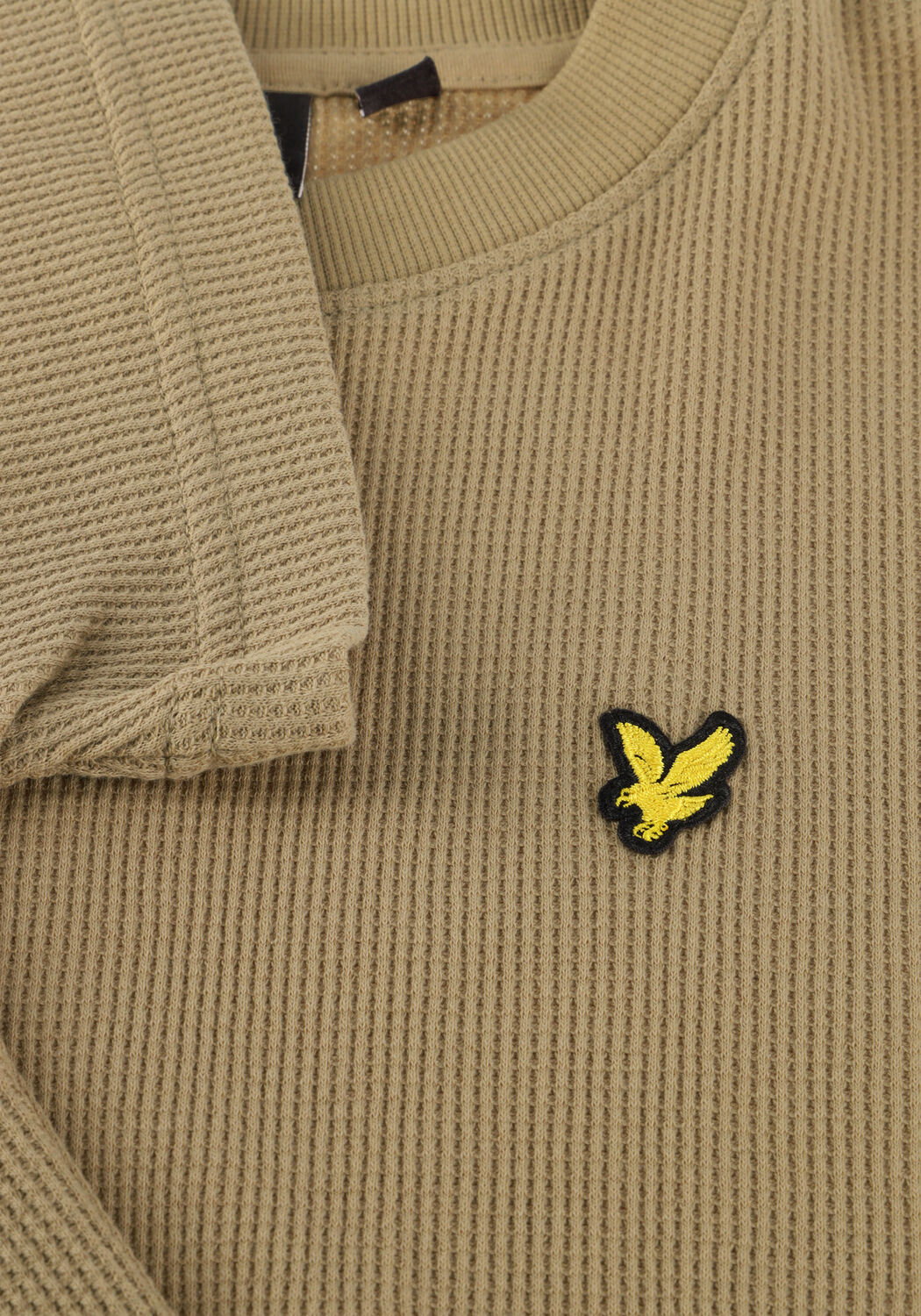 Sand LYLE & SCOTT T-shirt WAFFLE T-SHIRT - large