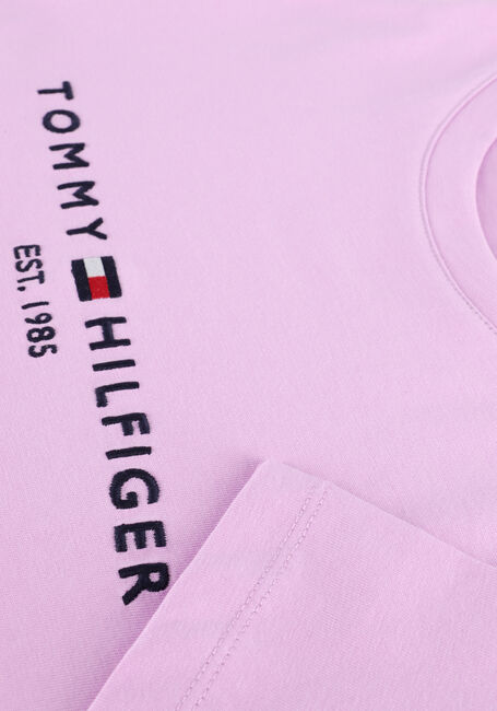Lila TOMMY HILFIGER T-shirt REGULAR HILFIGER C-NK TEE SS - large