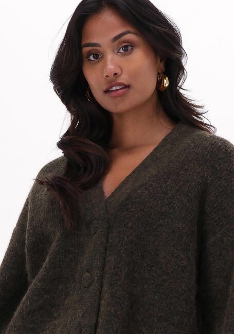Dunkelgrün GESTUZ Strickjacke ALPHAGZ V-CARDIGAN - large