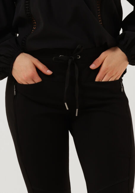Schwarze SUMMUM Jogginghose TROUSERS SPORTY PUNTO MILANO (4S1915) - large