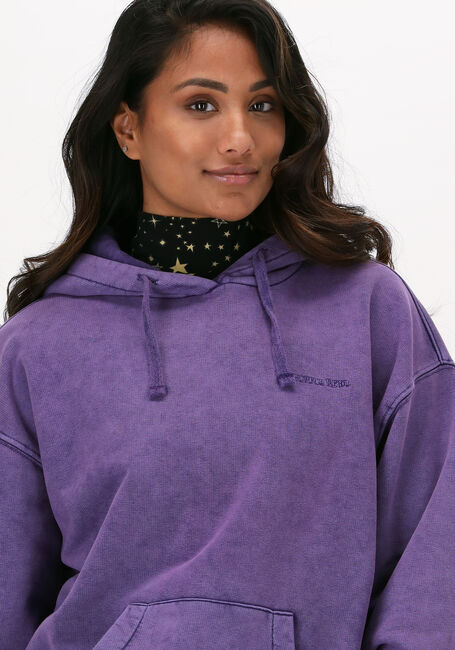 Lilane COLOURFUL REBEL Sweatshirt ROUGH ACID WASH OVERSIZED HOOD - large