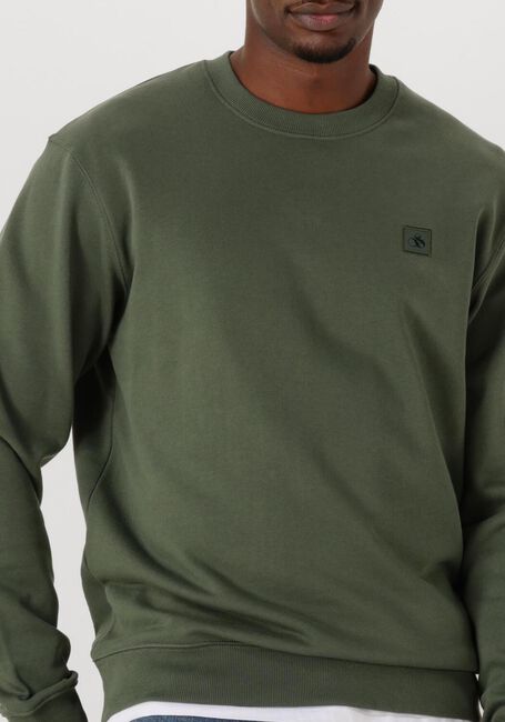 Grüne SCOTCH & SODA Sweatshirt SEASONAL CORE - REGULAR-FIT LOGO SWEATSHIRT - large