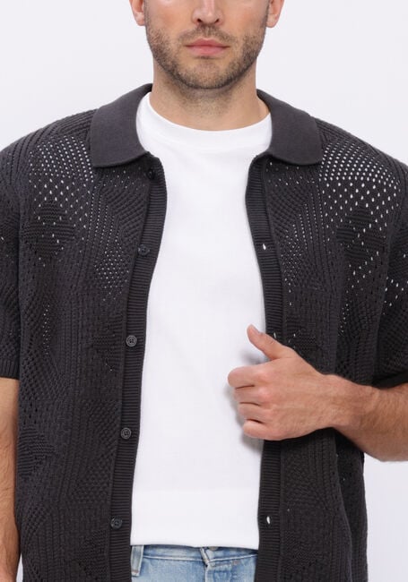 Schwarze LEVI'S Casual-Oberhemd SWEATER CAMP SHIRT - large