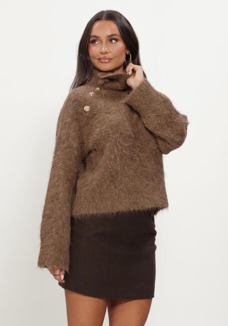 Braune TWIST & TANGO Pullover JUNIPER KNITTED SWEATER - large