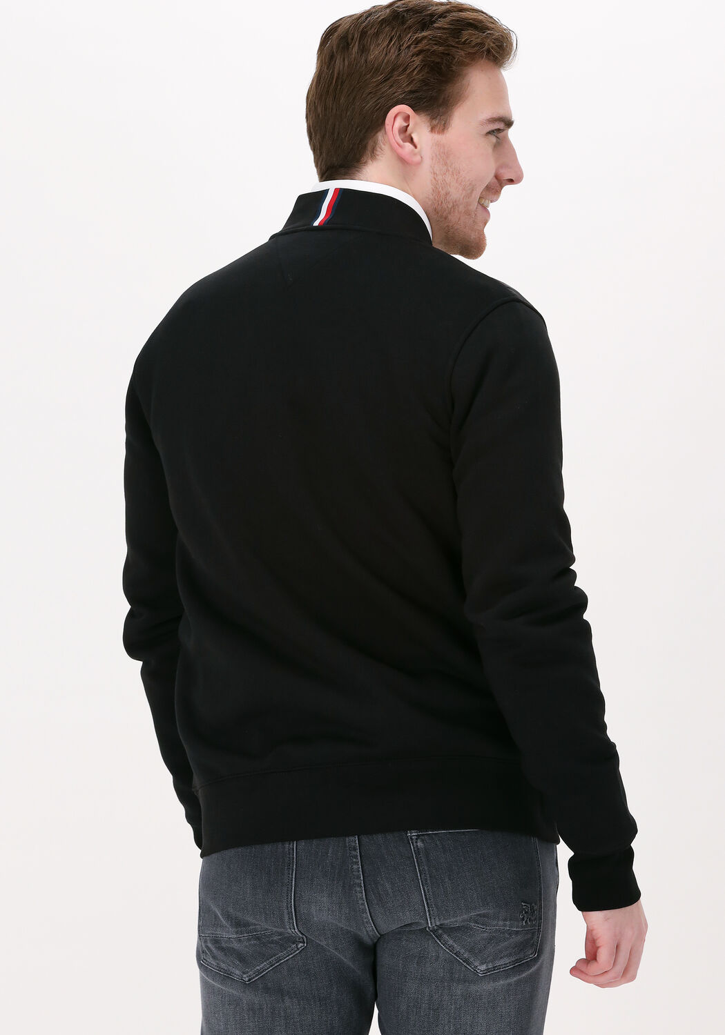 Tommy hilfiger mixed best sale media zip through jacket