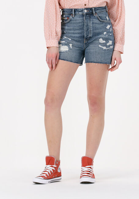 Blaue SCOTCH & SODA Kurze Hosen THE COAST DENIM SHORT - OCEAN TONE - large
