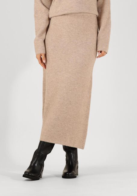 Beige NEO NOIR Midirock ASHANTI KNIT SKIRT - large