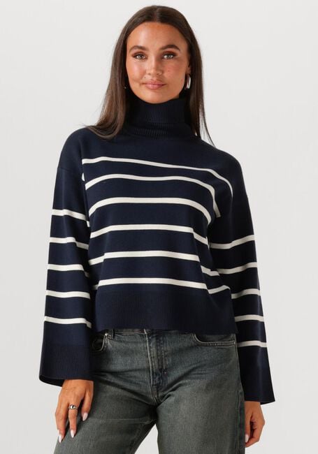 Dunkelblau SELECTED WOMEN Pullover SLFKAMMA LS KNIT ROLL NECK - large