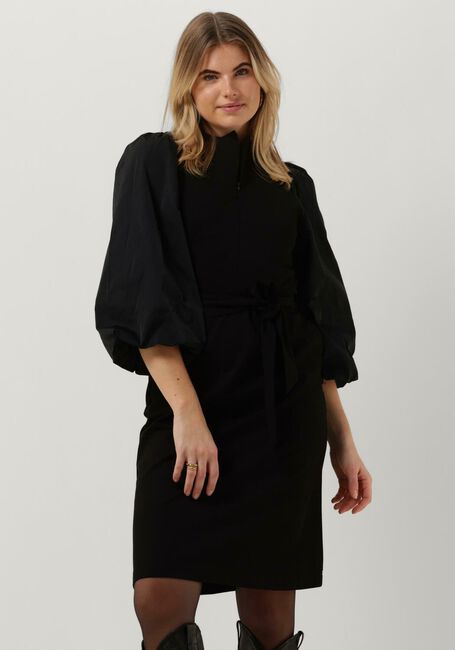 Schwarze SUMMUM Minikleid DRESS PUNTO MILANO - large
