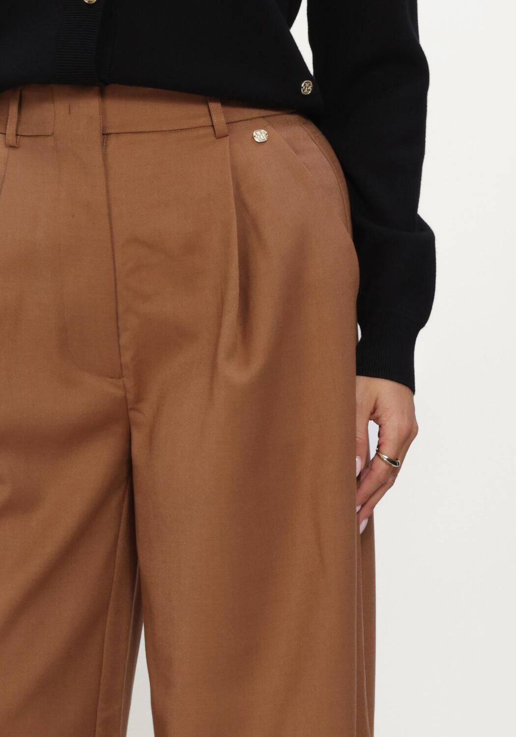 Cognacfarbene JOSH V Weite Hose KYLE PANTS - large