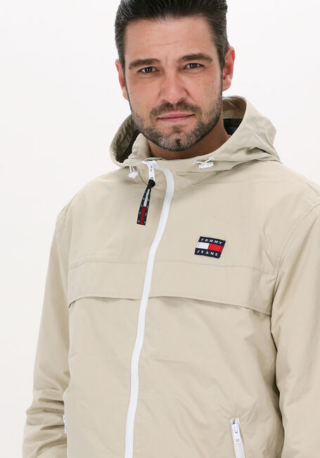 Beige TOMMY JEANS Jack TJM CHICAGO WINDBREAKER - large