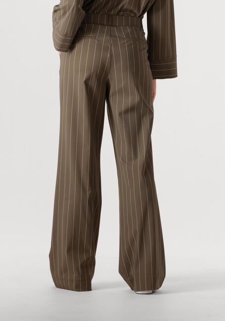 Khaki STUDIO ANNELOES Weite Hose Marilon stripe trousers - large