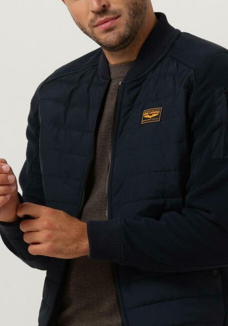 Dunkelblau PME LEGEND Jack ZIP JACKET OTTOMAN MIXED PADDED NYLON - large