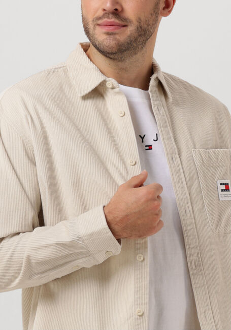 Beige TOMMY JEANS Casual-Oberhemd TJM RLX CHNKY CORDUROY SHIRT EXT - large