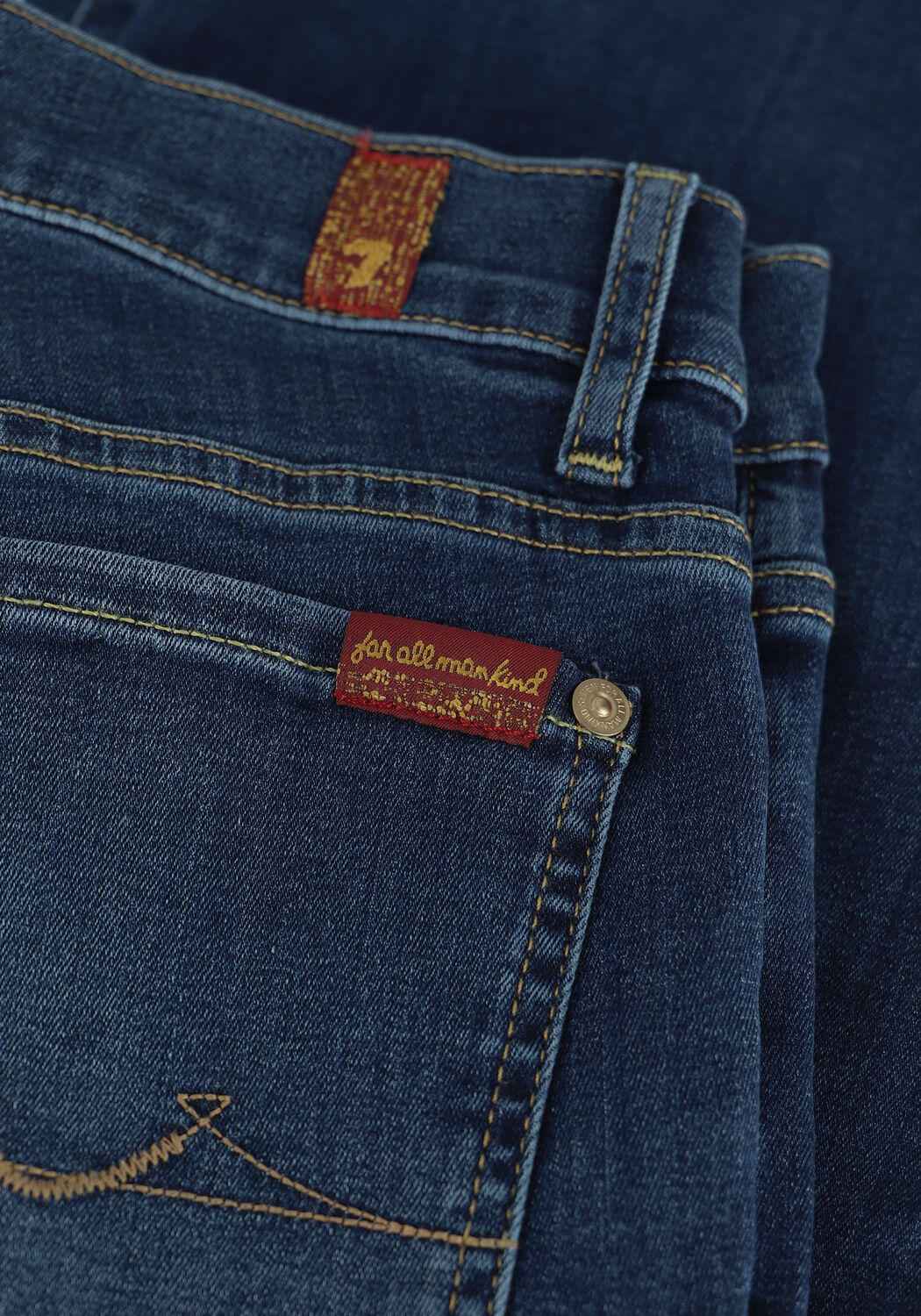 Blaue 7 FOR ALL MANKIND Straight leg jeans THE STRAIGHT CROP - large