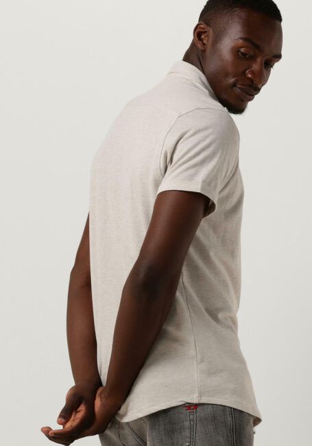 Weiße DSTREZZED Casual-Oberhemd KIRK SHIRT MELANGE PIQUE SS - large