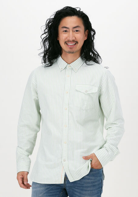 Grüne SCOTCH & SODA Casual-Oberhemd YARN-DYED STRIPED OXFORD SLIM  - large