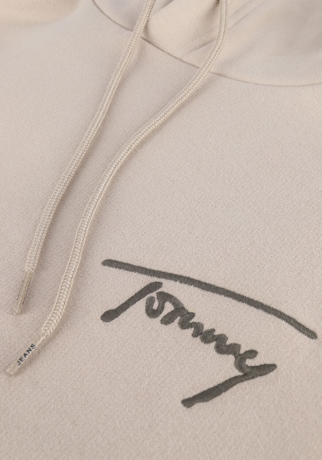 Beige TOMMY JEANS Sweatshirt TJM SIGNATURE HOODIE - large