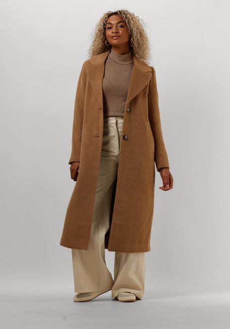 Goldfarbene EST'SEVEN Rollkragenpullover NIKOLE TOP LONGSLEEVE - large