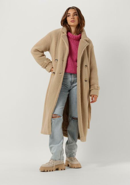 Sand SELECTED WOMEN M&auml;ntel BETTY TEDDY COAT - large