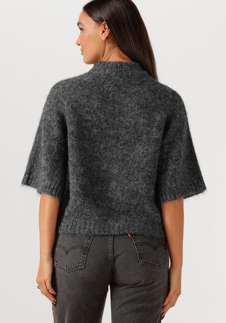Dunkelgrau NEO NOIR Pullover BENUTA FLUFFY KNIT CARDIGAN - large