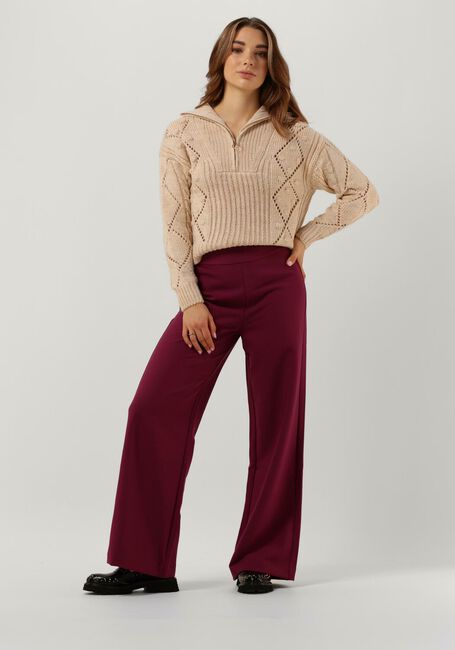 Beige OBJECT Pullover KELLY L/S KNIT PULLOVER - large