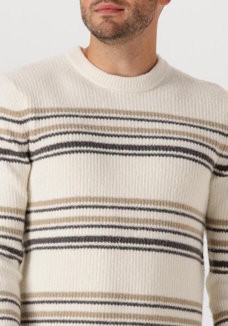Nicht-gerade weiss CAST IRON Pullover REGULAR FIT COTTON BLEND STRETCH - large