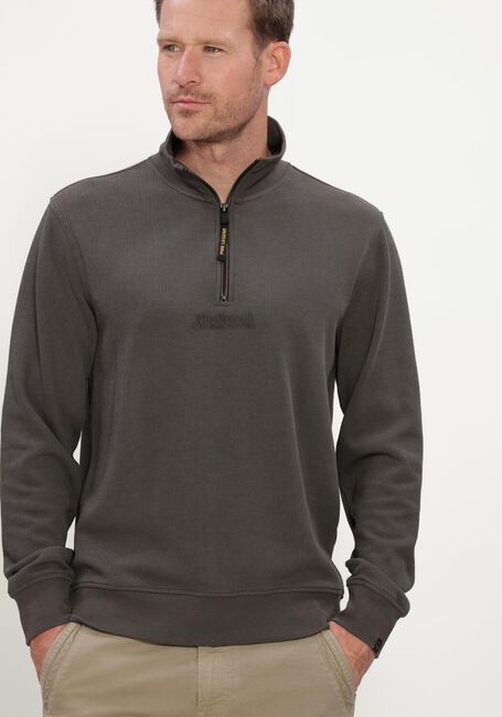 Dunkelgrau PME LEGEND Pullover HALF ZIP COLLAR FLAT - large