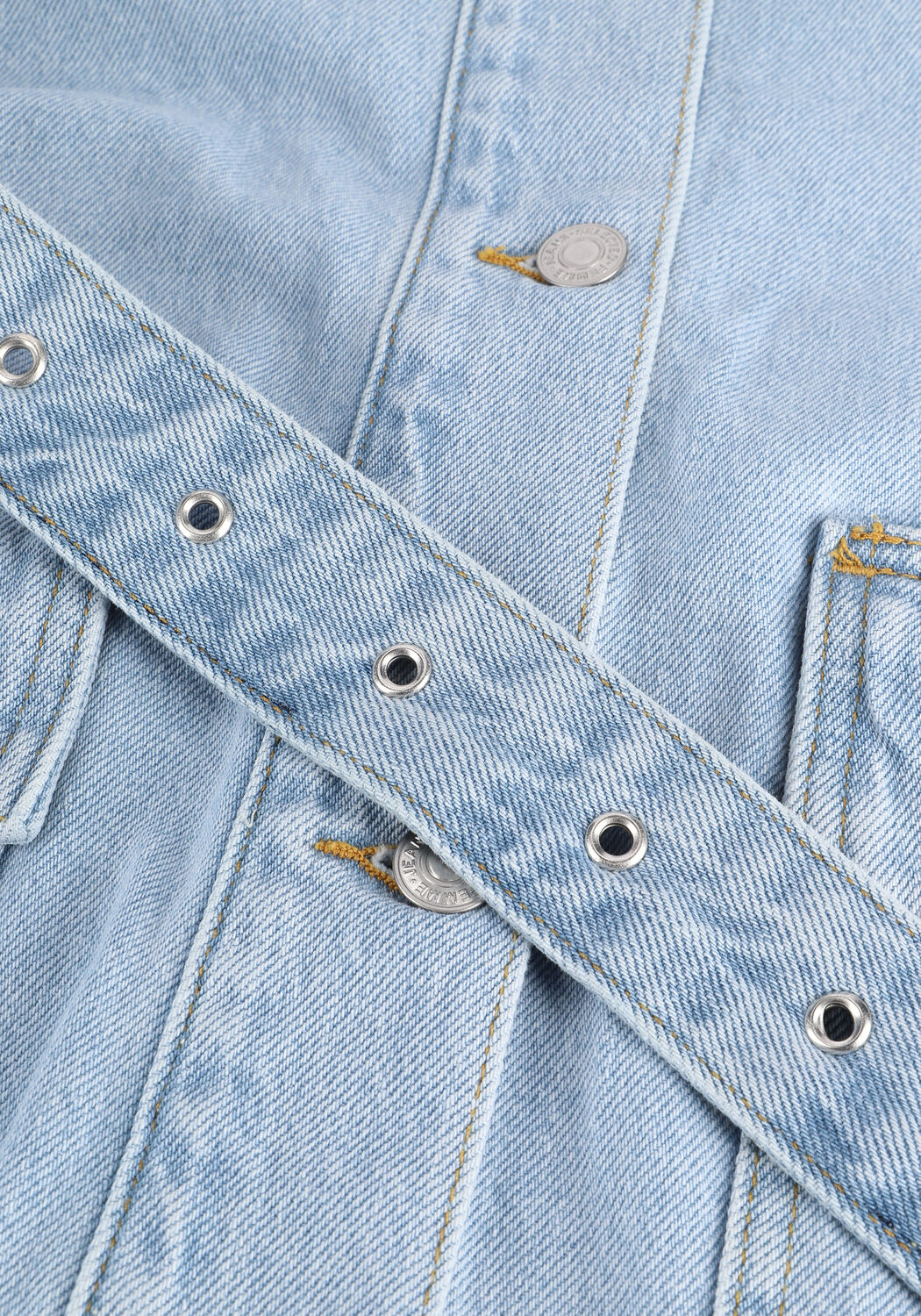 Hellblau SELECTED WOMEN Gilet JULIA LIGHT BLUE DENIM VEST - large