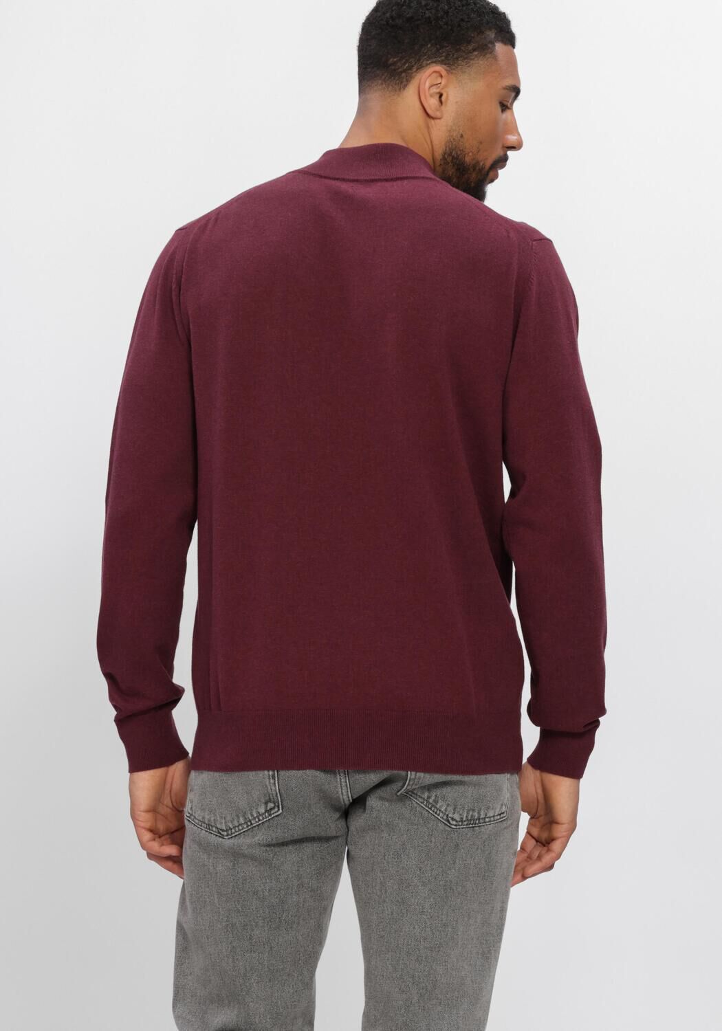 Bordeaux PURE PATH Pullover LIGHT WEIGHT HIDDEN HALF-ZIP - large
