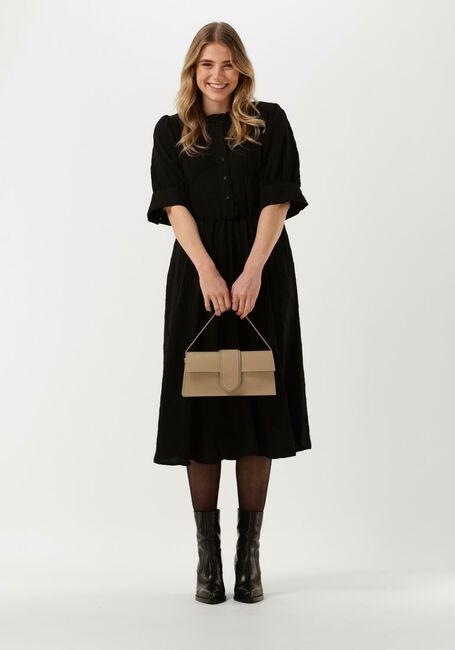 Schwarze LOLLYS LAUNDRY Midikleid BOSTON DRESS - large
