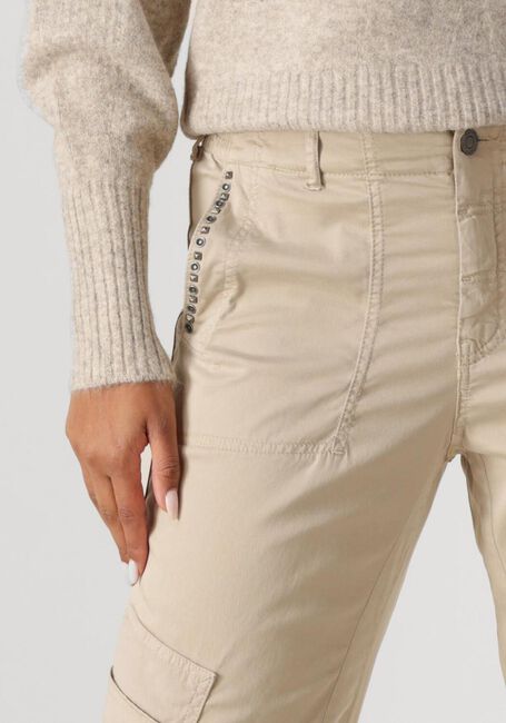 Beige SUMMUM Cargohosen CARGO PANTS SOFT STRETCH - large