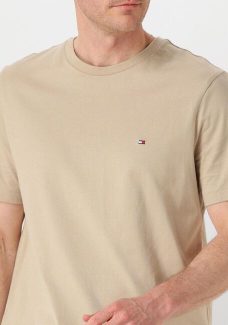Sand TOMMY HILFIGER T-shirt ESS SEASONAL REG FIT SOLID TEE - large
