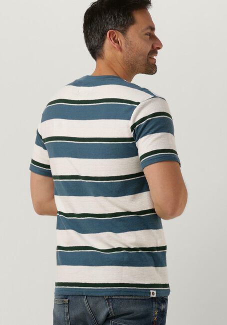Blaue ANERKJENDT T-shirt AKKIKKI S/S STRIPE FROTTE - large