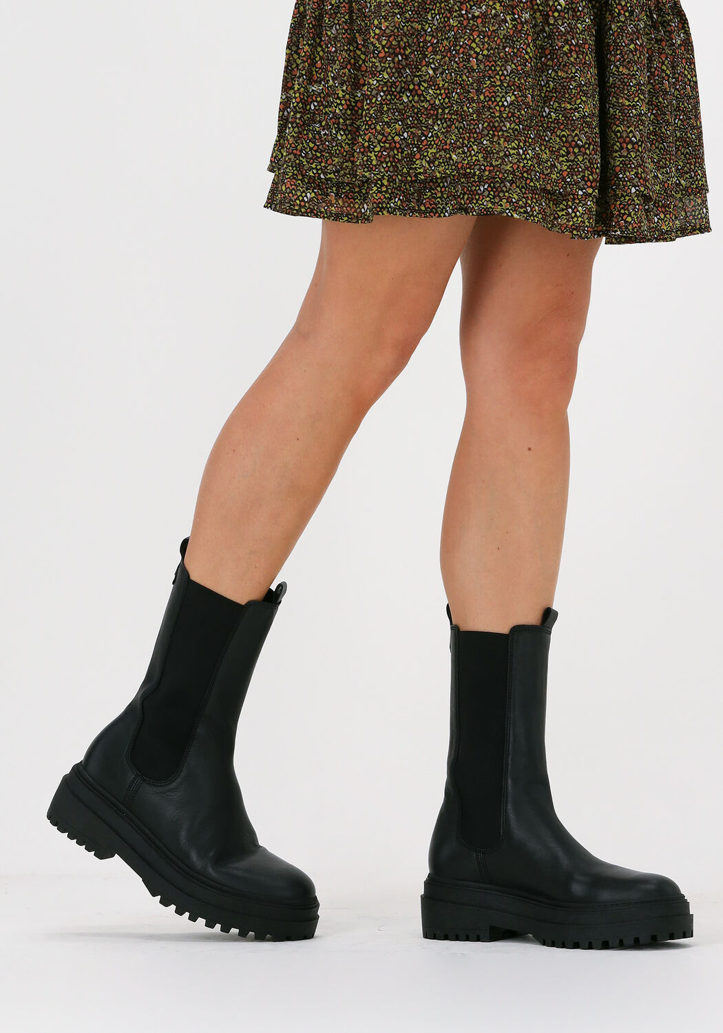 Schwarze RED-RAG Chelsea Boots 74436 - large