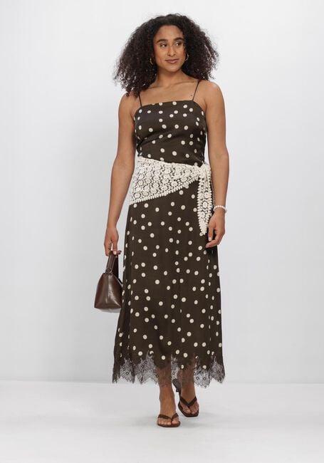 Braune MSCH COPENHAGEN Midikleid MSCHJIONNA IRIDA STRAP DRESS - large
