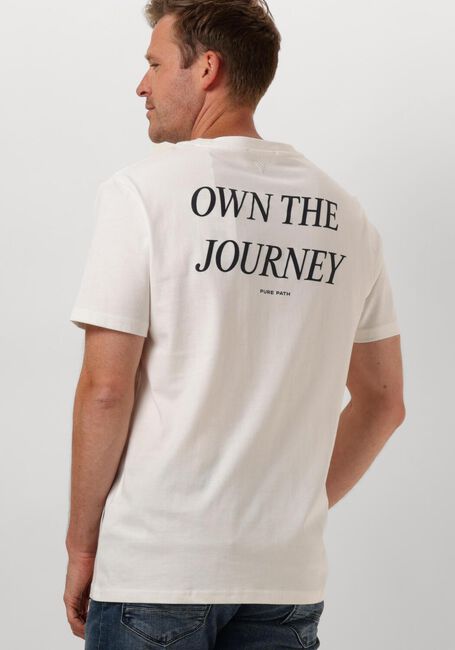 Nicht-gerade weiss PURE PATH T-shirt REGULAR FIT T-SHIRTS CREWNECK SS103 - large