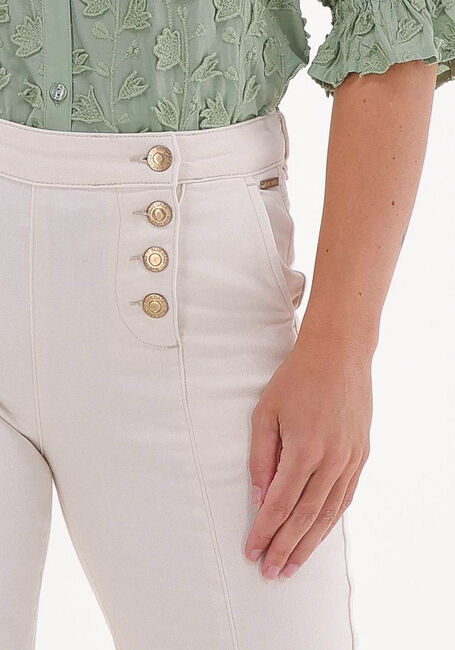 Nicht-gerade weiss SUMMUM Flared jeans FLARED SAILOR PANTS WHITE RINSE DENIM - large