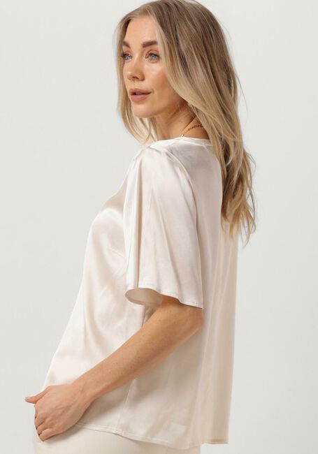 Ecru MOS MOSH Blusen EVIE SS SATIN BLOUSE - large