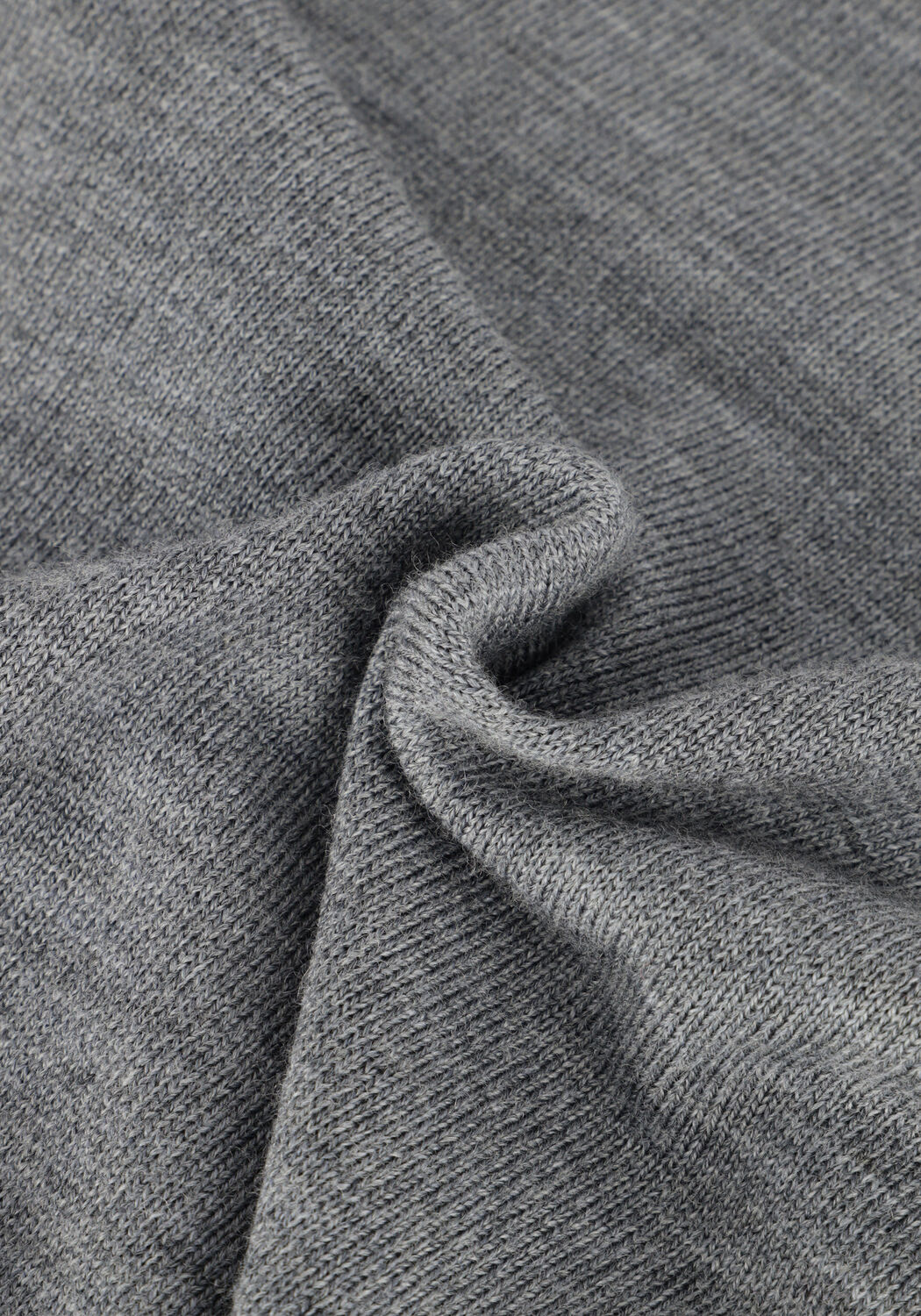 Graue CALVIN KLEIN Pullover MERINO QUARTER ZIP - large