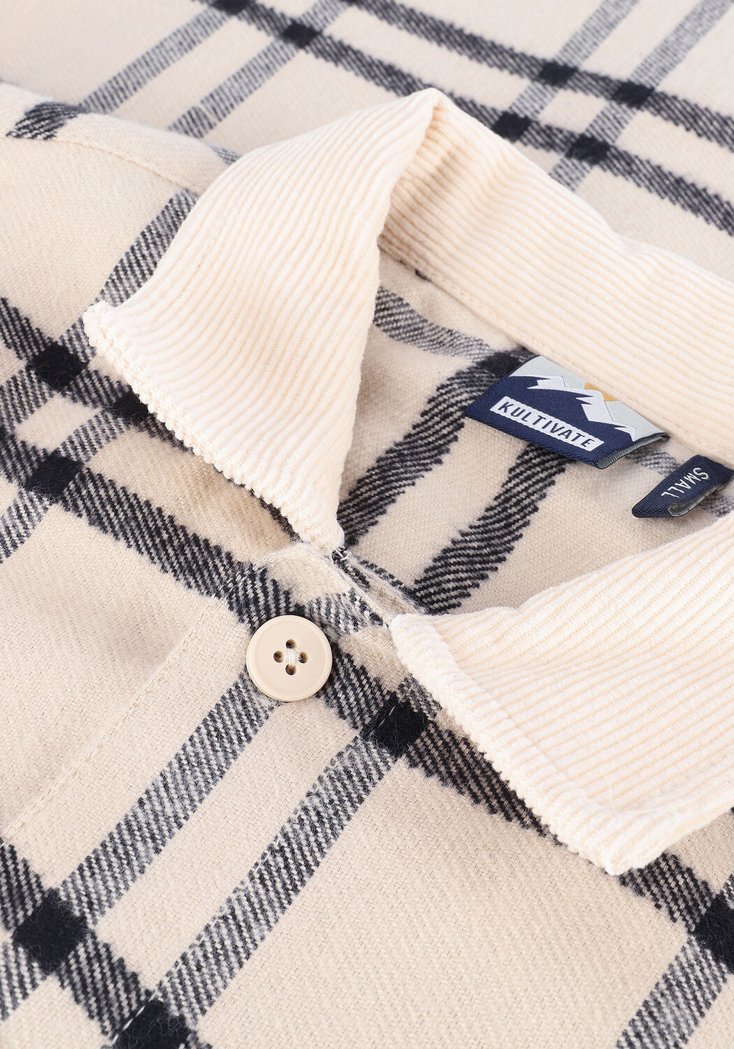 Camelfarbene KULTIVATE Overshirt ST EQUINOX - large